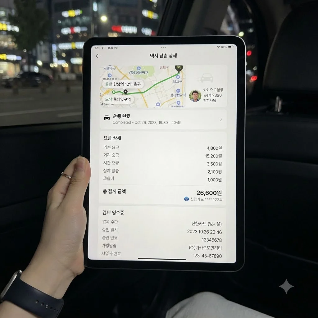 개인적인 택시 이용 시 요금 손해 안 보는 실전 주의사항