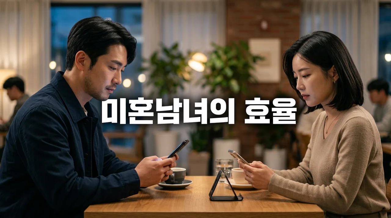 미혼남녀의 효율적 만남: 연애도 계산하는 시대의 로맨스 분석