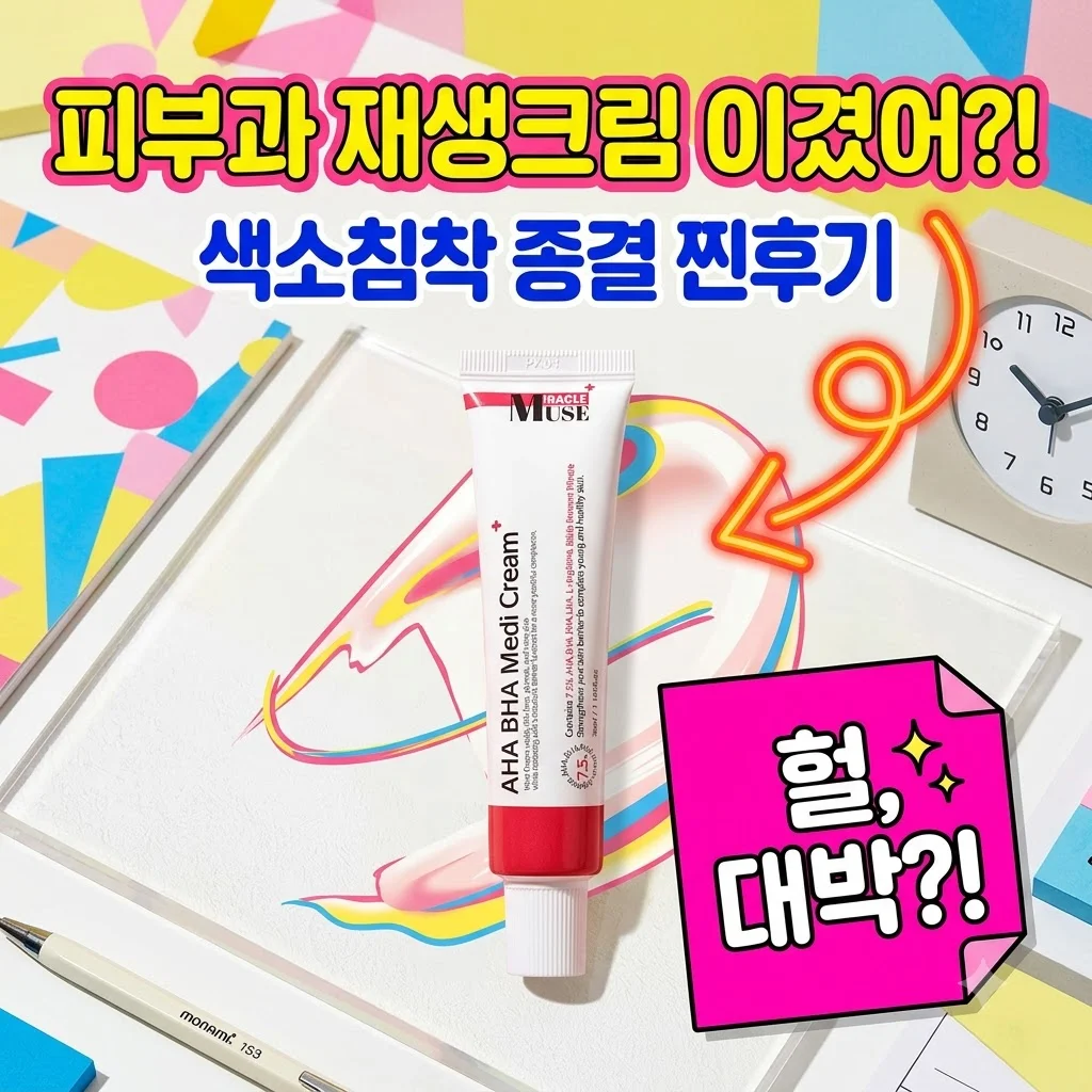미라클뮤즈아하바하메디크림, 피부과 재생크림보다 좋다고? 색소침착 고민 끝낸 찐후기