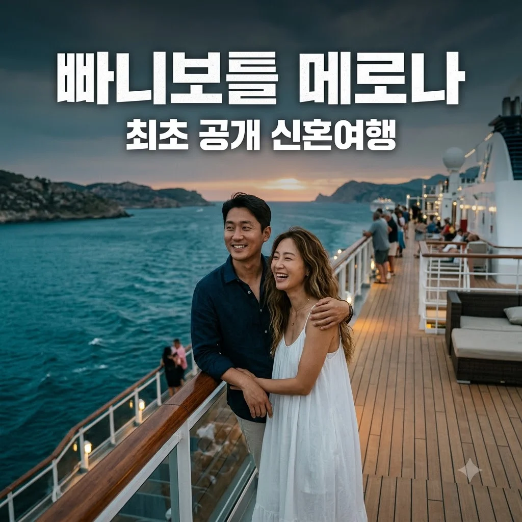빠니보틀 메로나 여자친구 최초 공개! 결혼 전 신혼여행 반전 정체 총정리