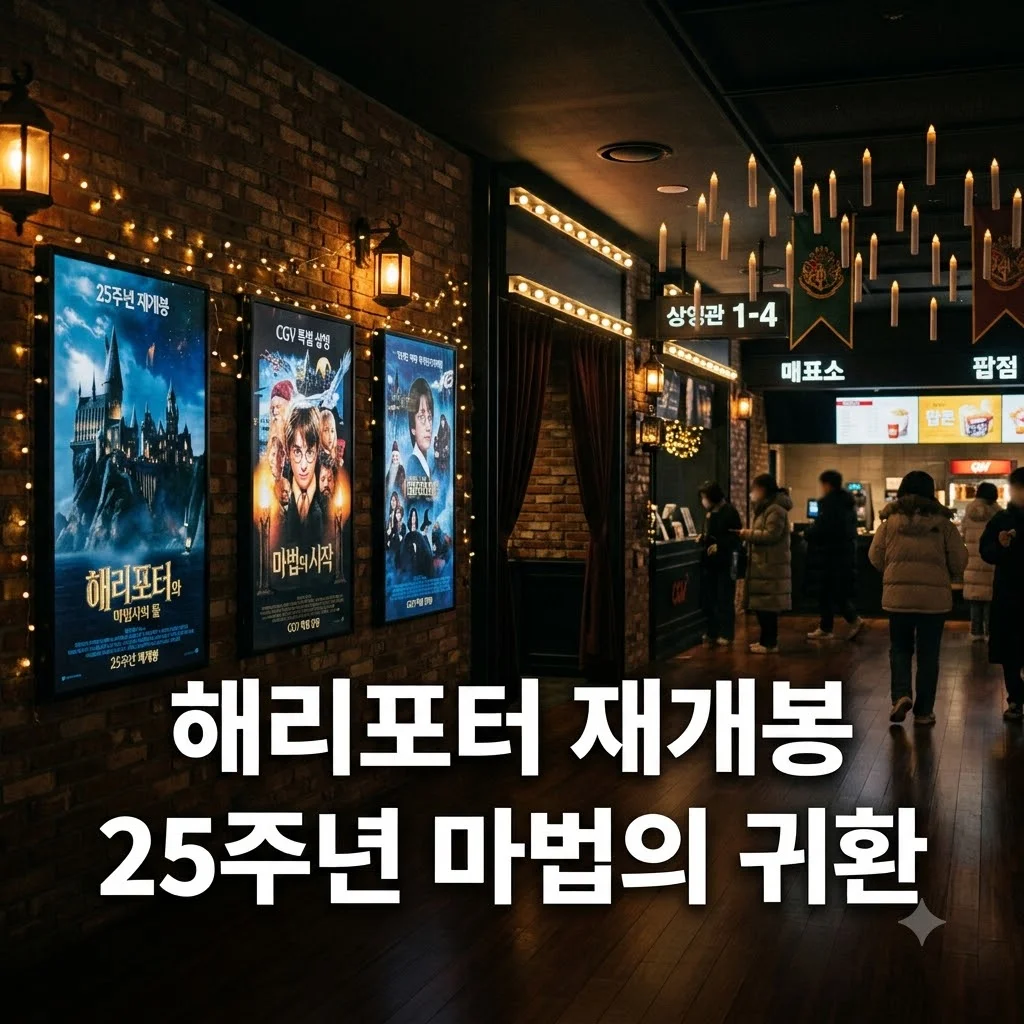 해리포터 재개봉 25주년 정보: 마법사의 돌 일정 및 관람 가이드