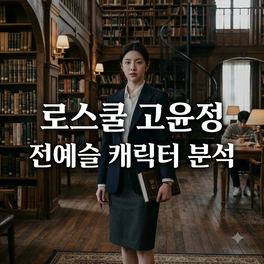 고윤정 로스쿨 전예슬 캐릭터 분석: 데이트 폭력 극복과 성장 서사