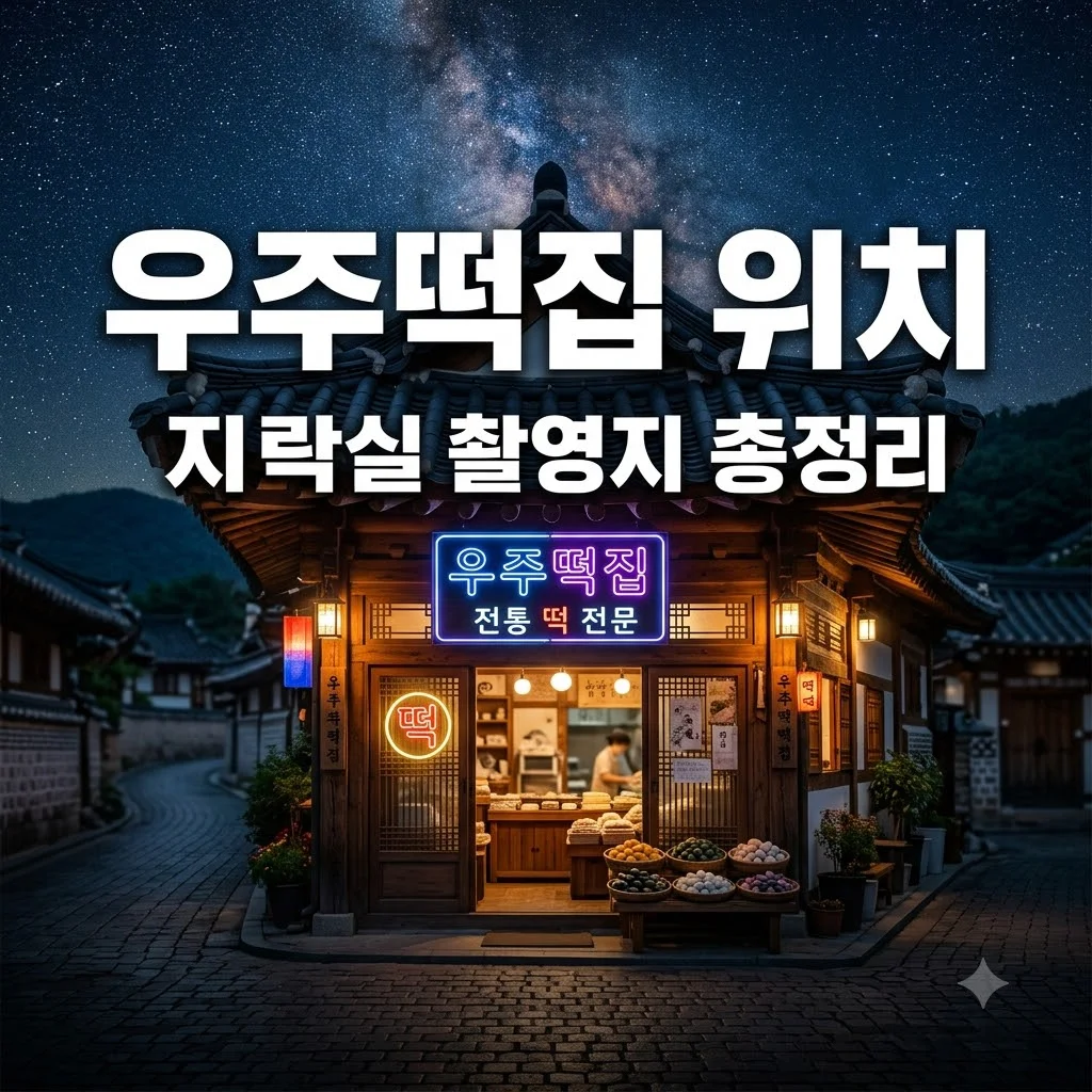우주떡집 위치 어디일까? 지락실 고흥 촬영지부터 서울 연희동 2호점까지 총정리