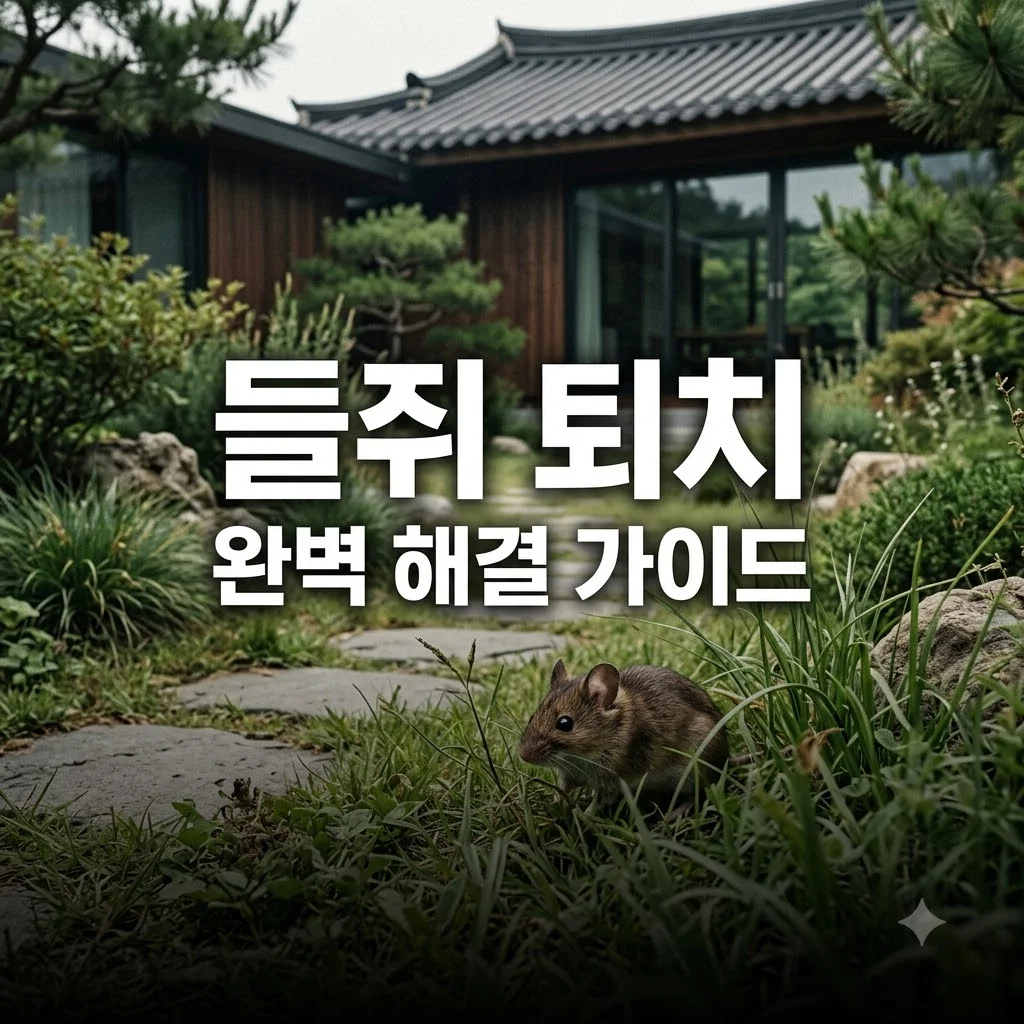 들쥐 퇴치법, 완벽 가이드! 쥐 쫓는 법부터 예방까지 총정리