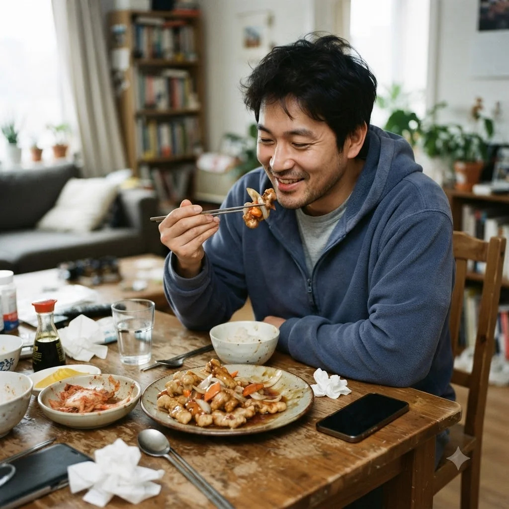 탕수육 재탕에 바나나 껍질까지? 멈추지 않는 먹짱 본능