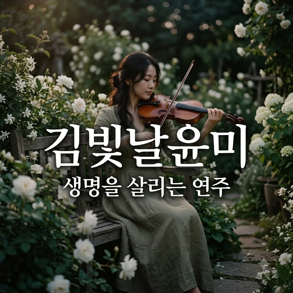 김빛날윤미 바이올리니스트, 고난을 이겨낸 생명을 살리는 치유의 연주 이야기