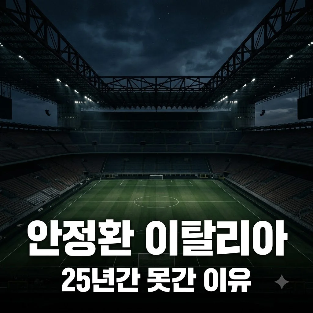 안정환 25년째 이탈리아 못 가는 이유: 2002년 월드컵 골든골 뒤에 숨겨진 충격적 비화