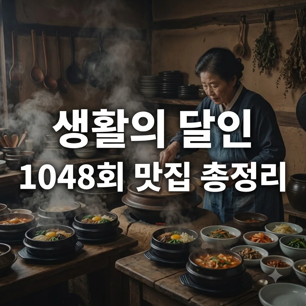 생활의 달인 1048회 맛집 위치와 달인들의 수제 비법 총정리
