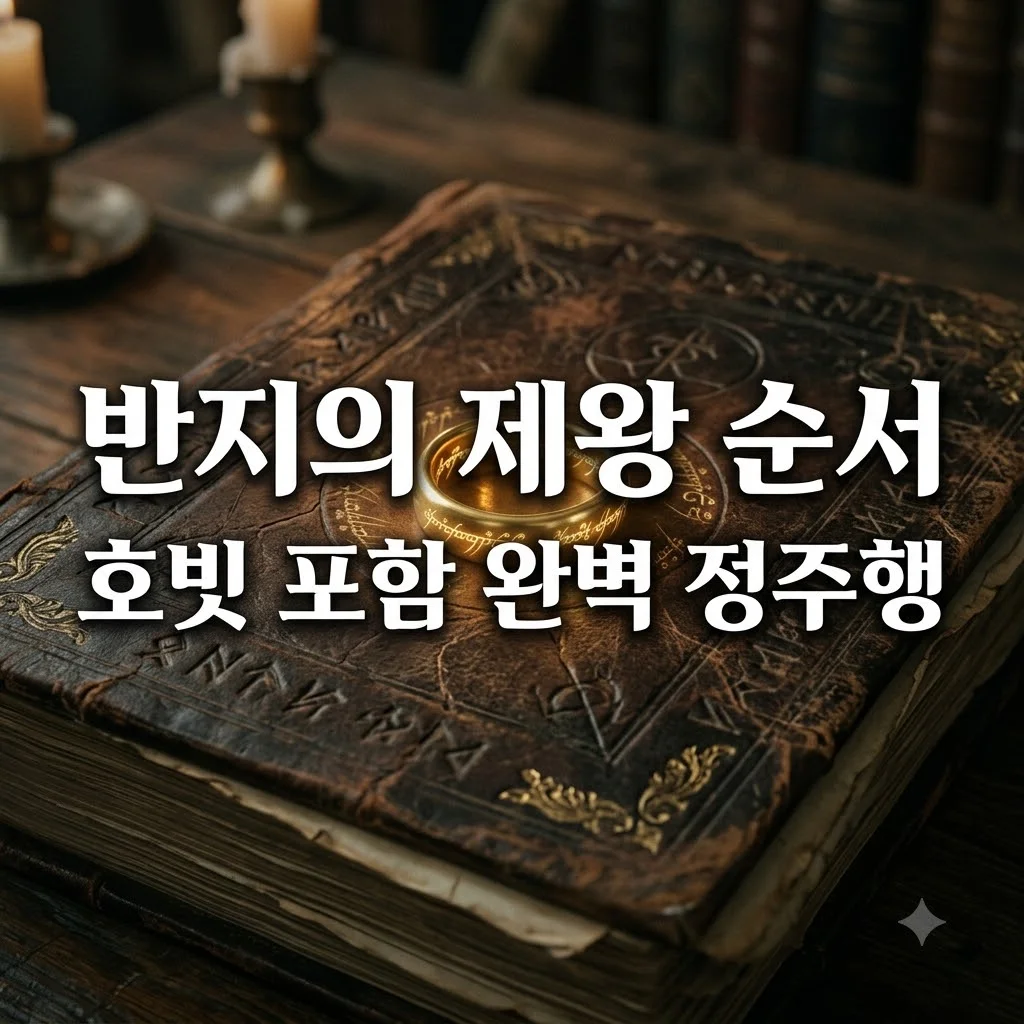 반지의 제왕 순서 완벽 정리: 호빗 시리즈 포함 정주행 순서와 확장판 팁