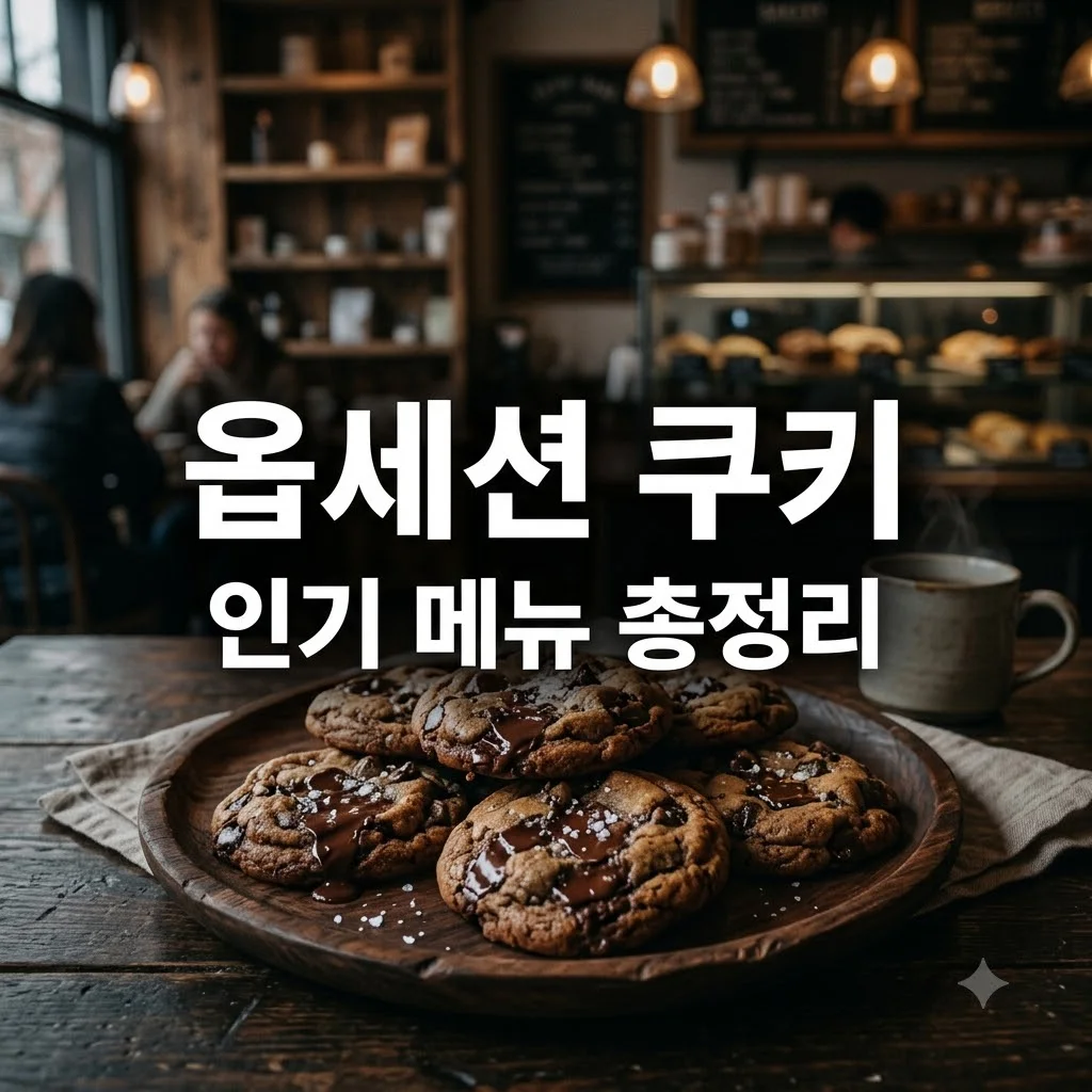 옵세션 쿠키 솔직 후기 추천 메뉴와 보관 꿀팁 및 구매 방법 총정리