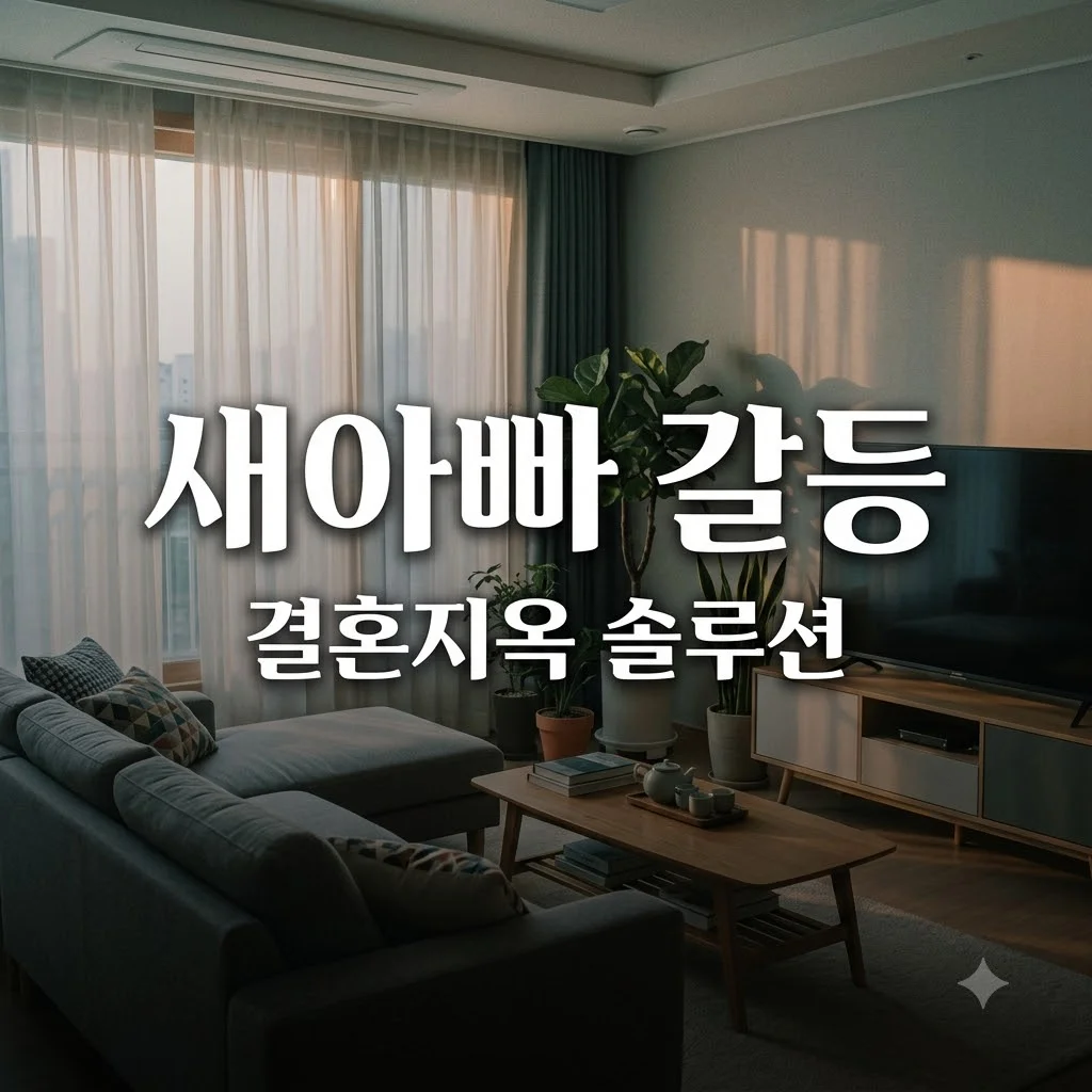결혼지옥 새아빠 갈등 해결책, 오은영 솔루션으로 화해하기