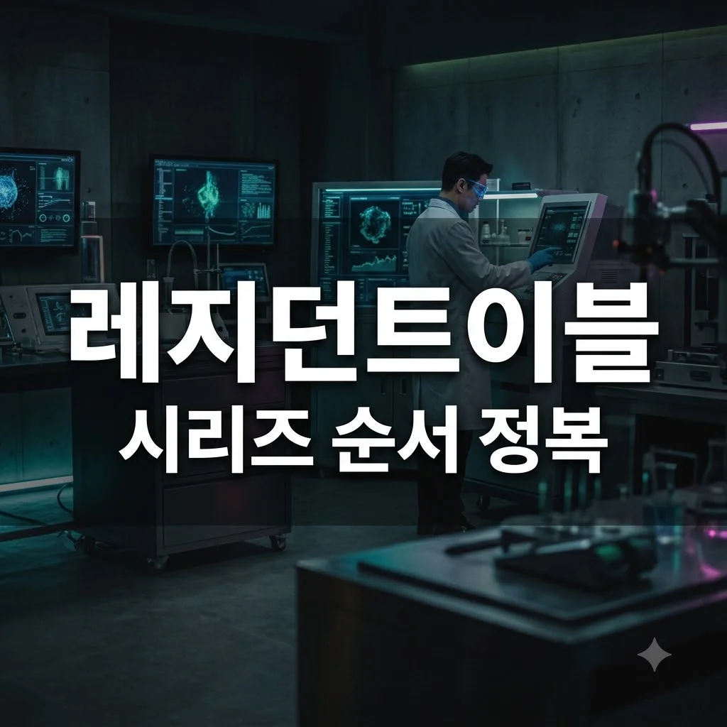 레지던트이블 시리즈 순서 및 영화 총정리
