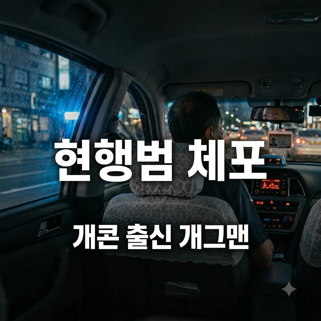 개콘 출신 개그맨 현행범 체포 사건, 달리던 차 안에서 무슨 일이?