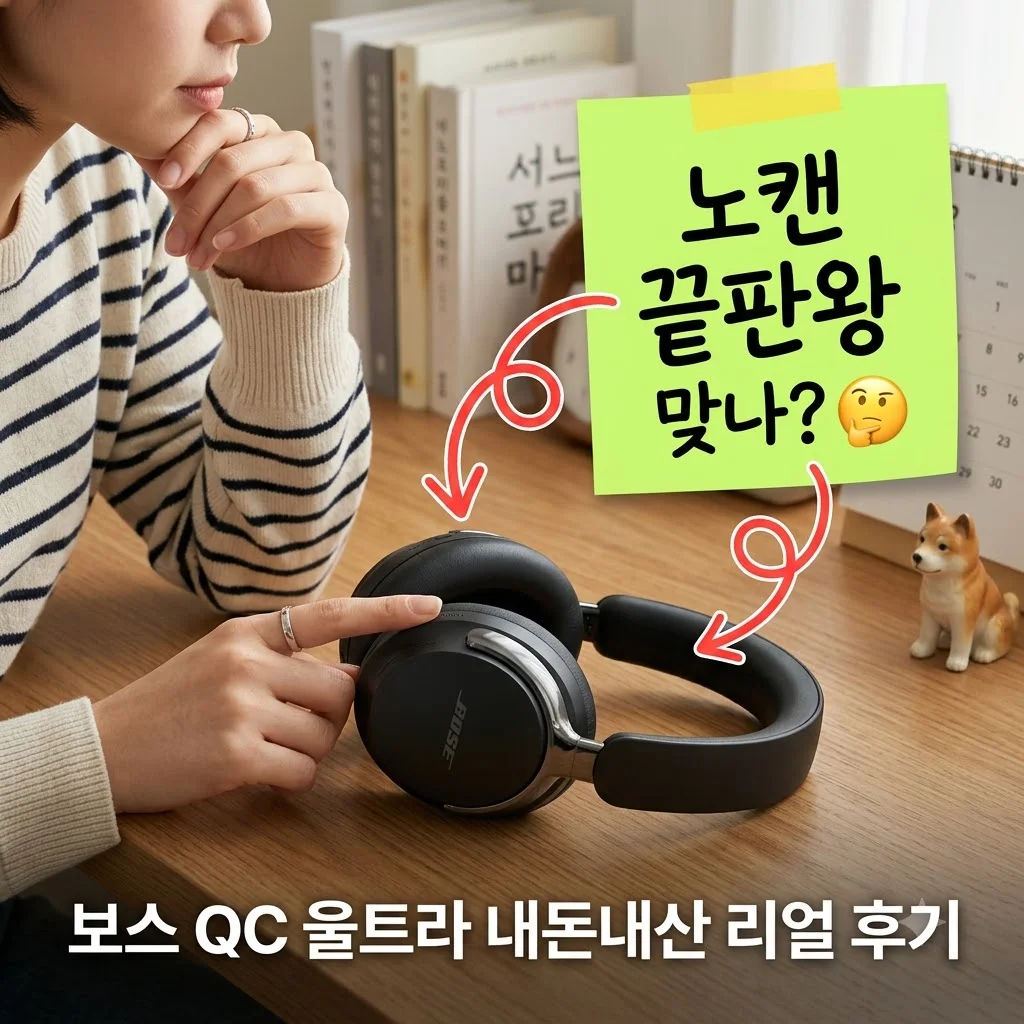 [BOSE] 보스 QC 울트라 헤드폰 2세대 블랙 내돈내산 후기