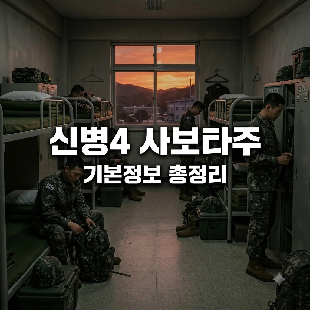 신병4 사보타주 기본정보 방송일 출연진 몇부작 총정리