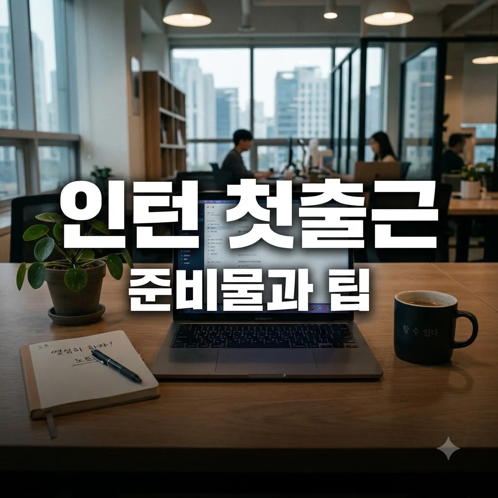 인턴 첫 출근 준비물부터 직무 역량 높이는 실전 팁까지 총정리