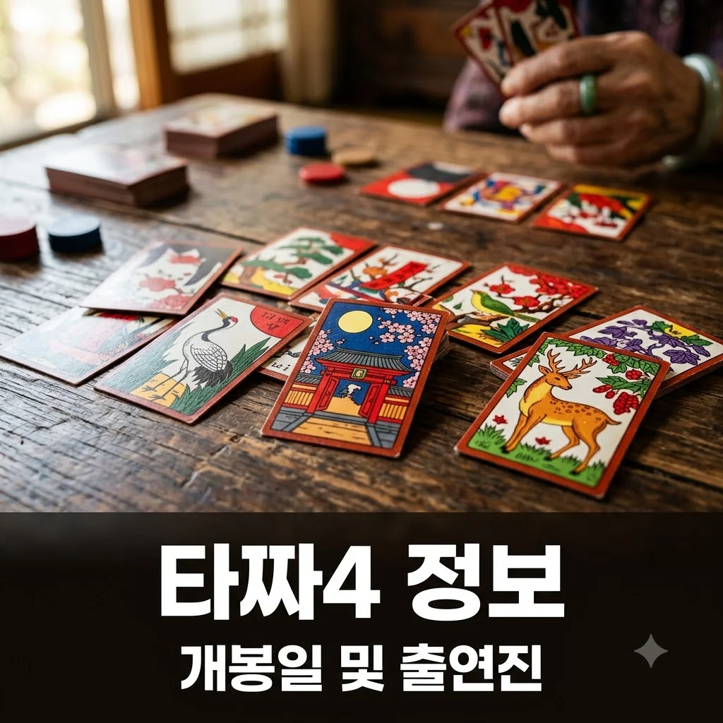 타짜4 개봉일 정보와 출연진 원작 웹툰 줄거리 총정리