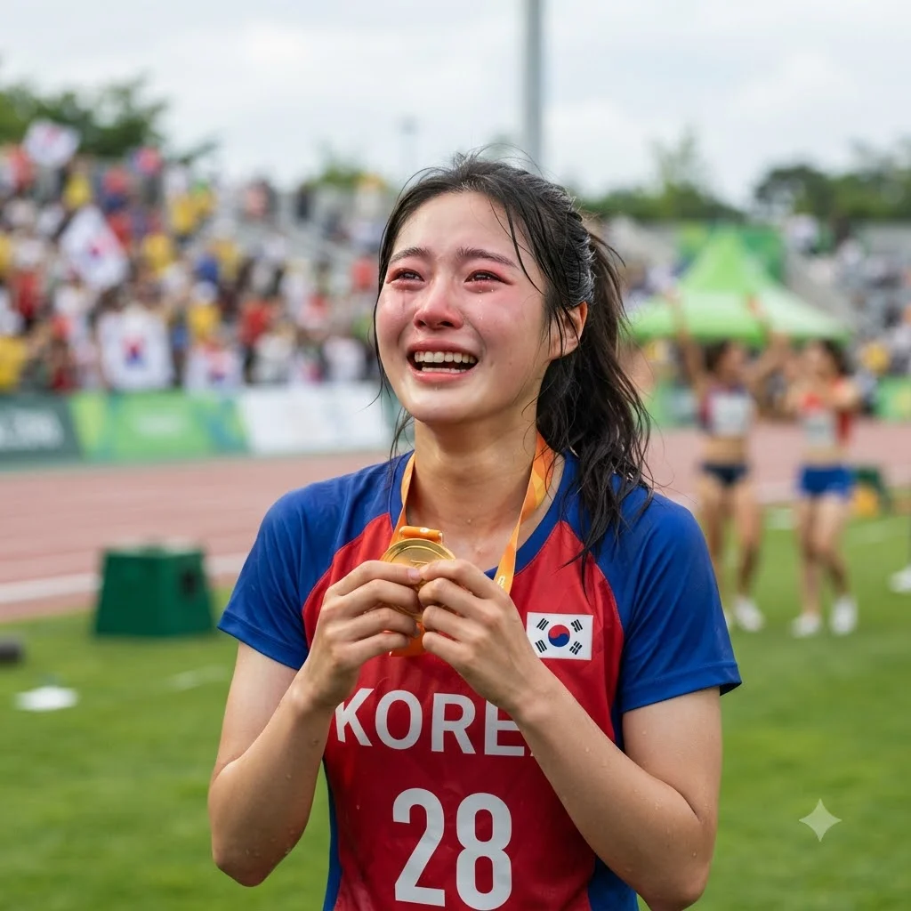 신지은 AG 첫 승, 마침내 터진 감격의 눈물
