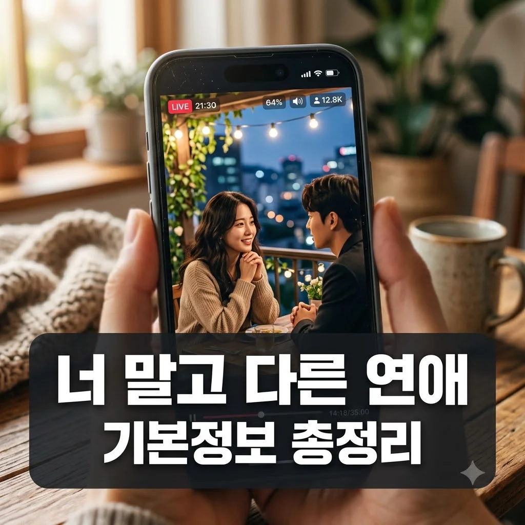 너 말고 다른 연애 기본정보 시청 방법과 다시보기 채널 총정리