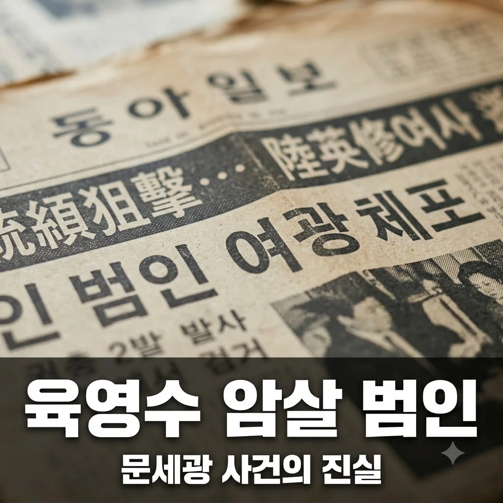 육영수 암살 범인 문세광 사건의 진실과 배후 정리