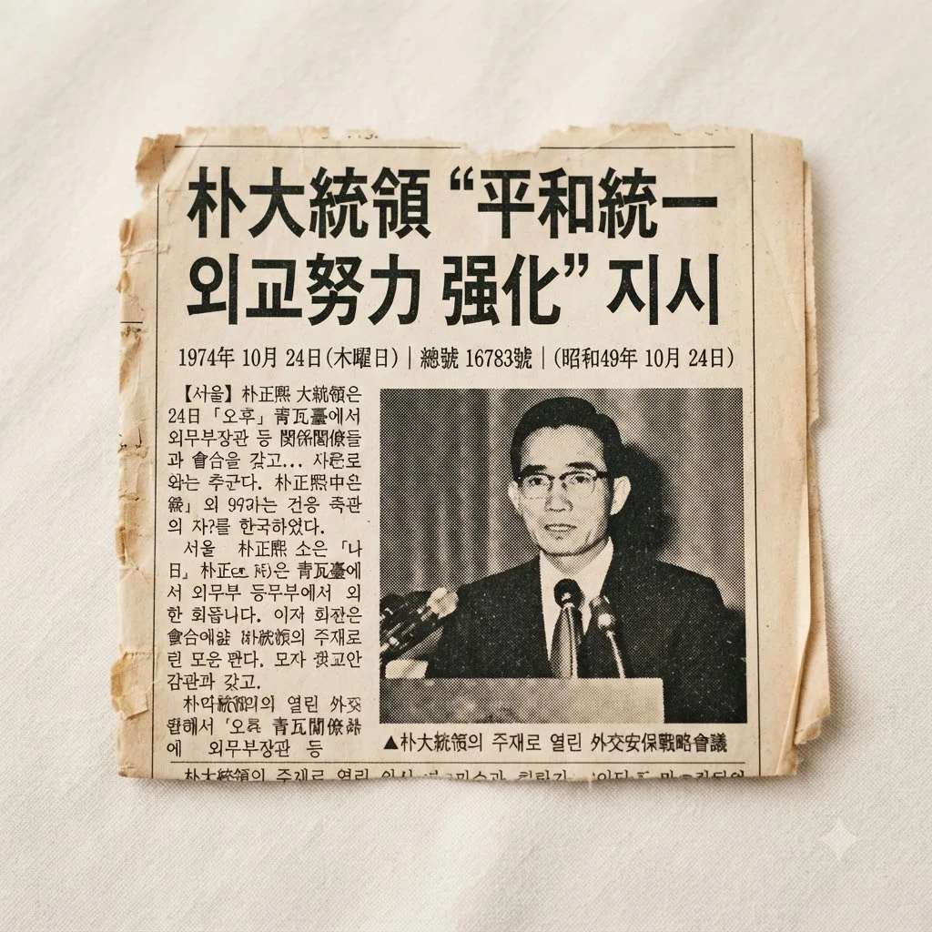 육영수 암살 범인 문세광 사건이란 무엇인가요?