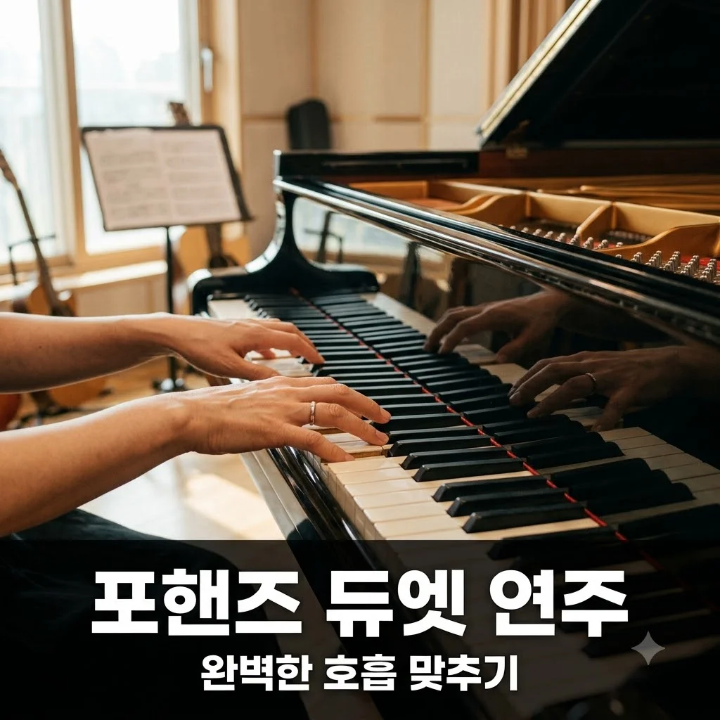 포핸즈 피아노 연주법과 듀엣 연습할 때 꼭 알아야 할 팁