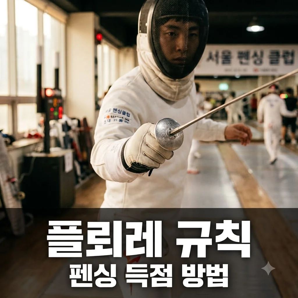 플뢰레 규칙 완전 정복: 펜싱 득점 포인트와 경기 방법