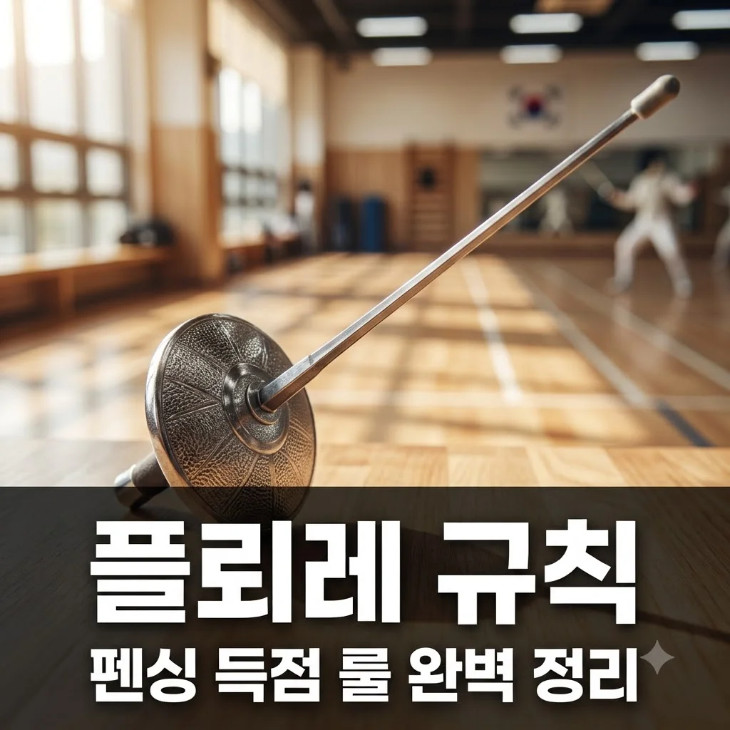플뢰레 규칙 완전 정복: 펜싱 득점과 유효면 룰 쉽게 알기