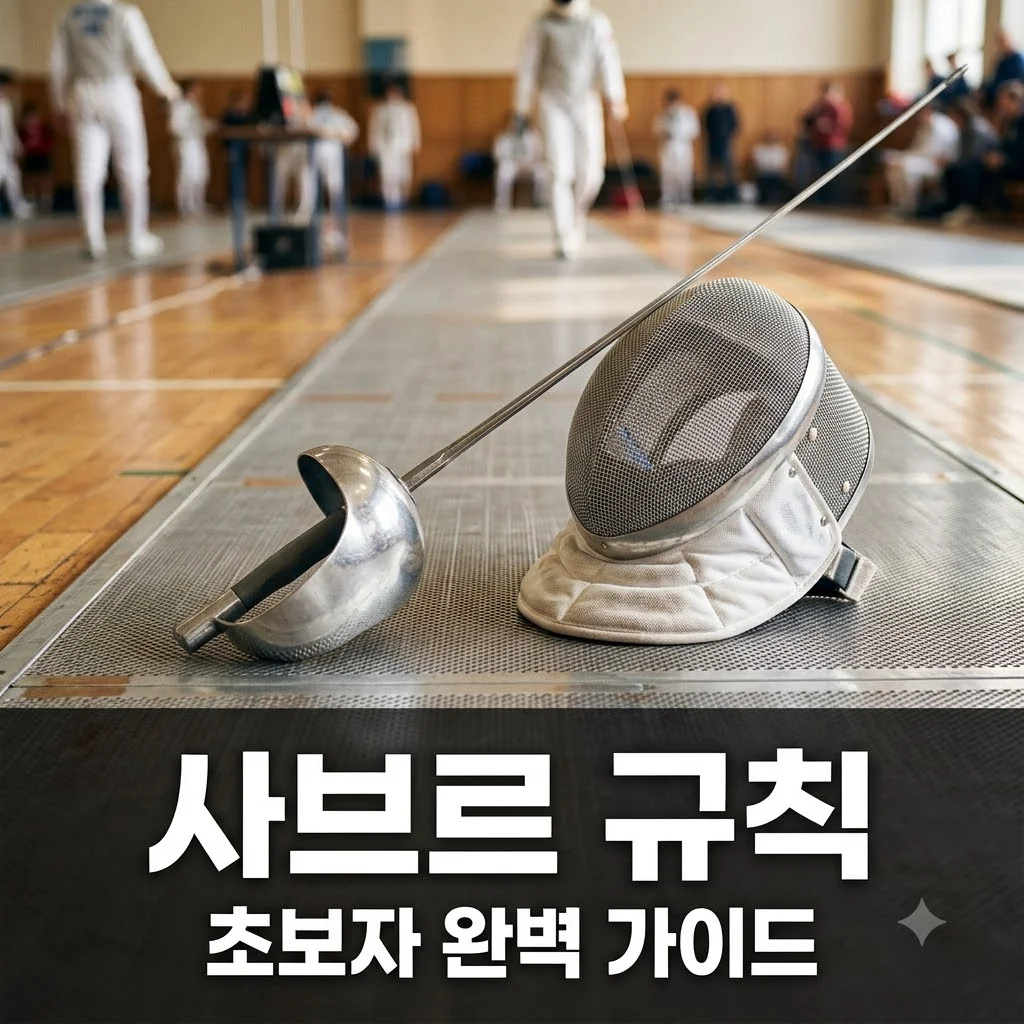 펜싱 사브르 규칙 및 득점 방식 완벽 가이드