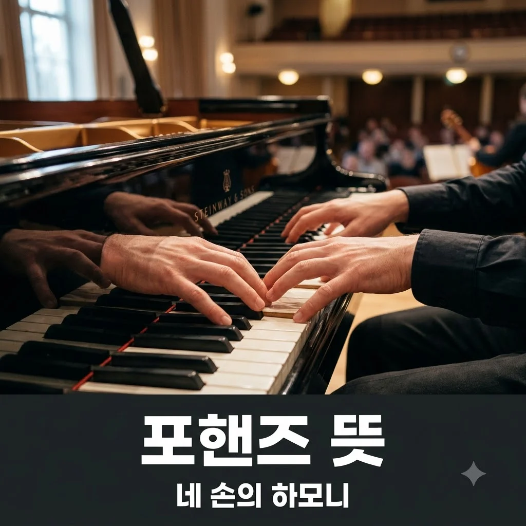 포핸즈 뜻 정확하게 알아보기 네 손으로 연주하는 피아노 듀엣