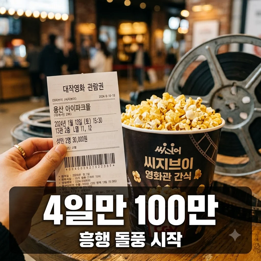 암살자들 4일 100만 돌파 흥행 기록과 흥행 돌풍의 이유