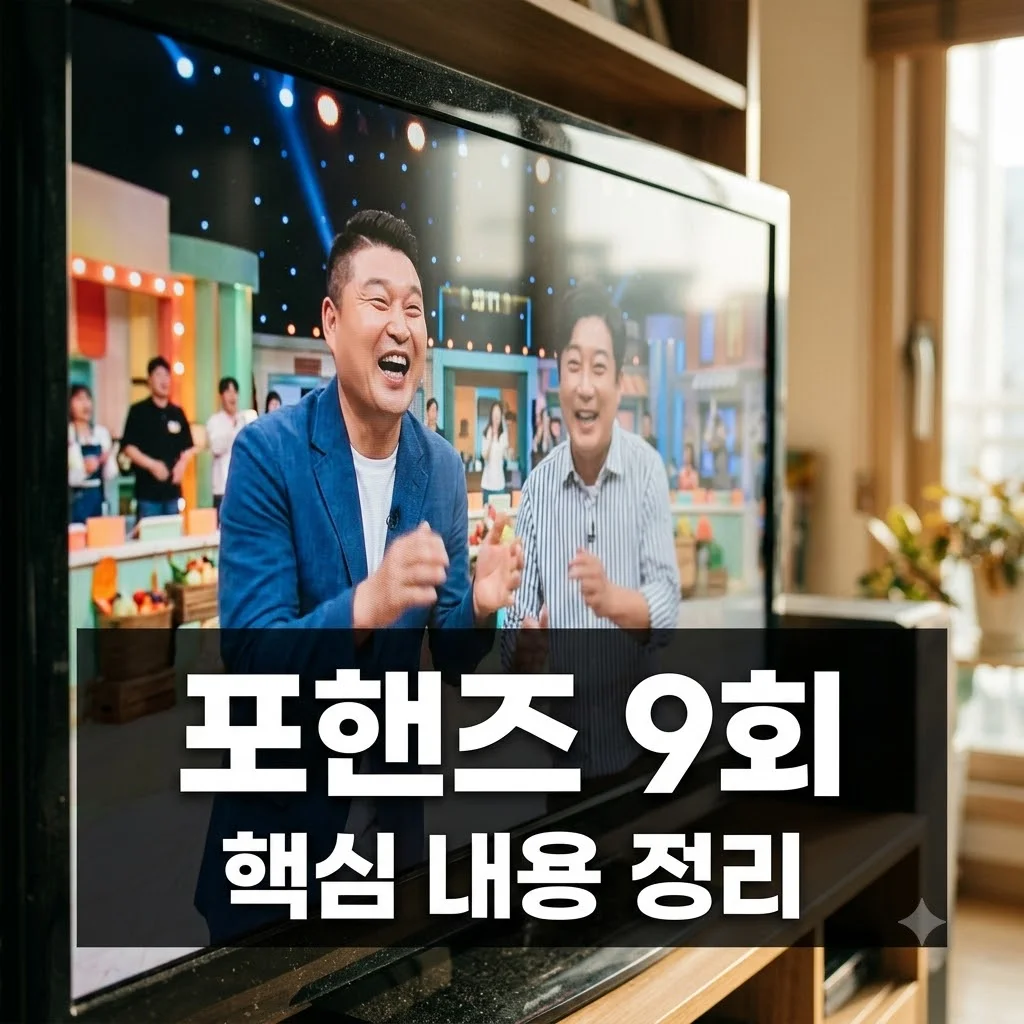포핸즈 9회 다시보기 및 주요 내용 완벽 정리