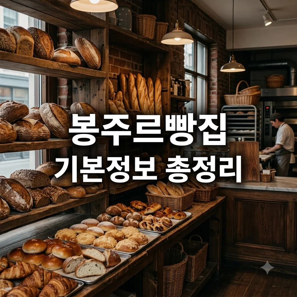 봉주르빵집 기본정보 위치 메뉴 그리고 웨이팅 팁 완벽 정리