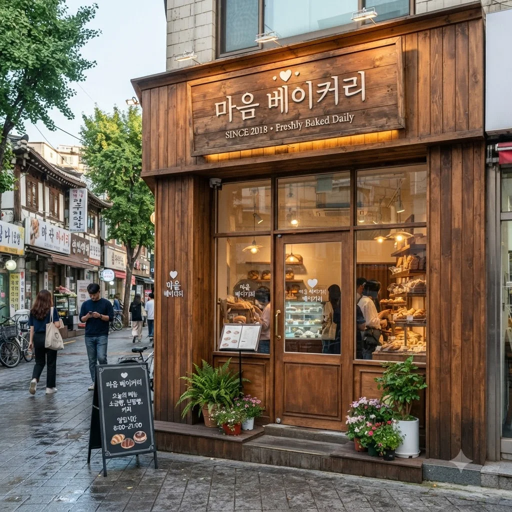 봉주르빵집 운영 시간 및 위치 안내