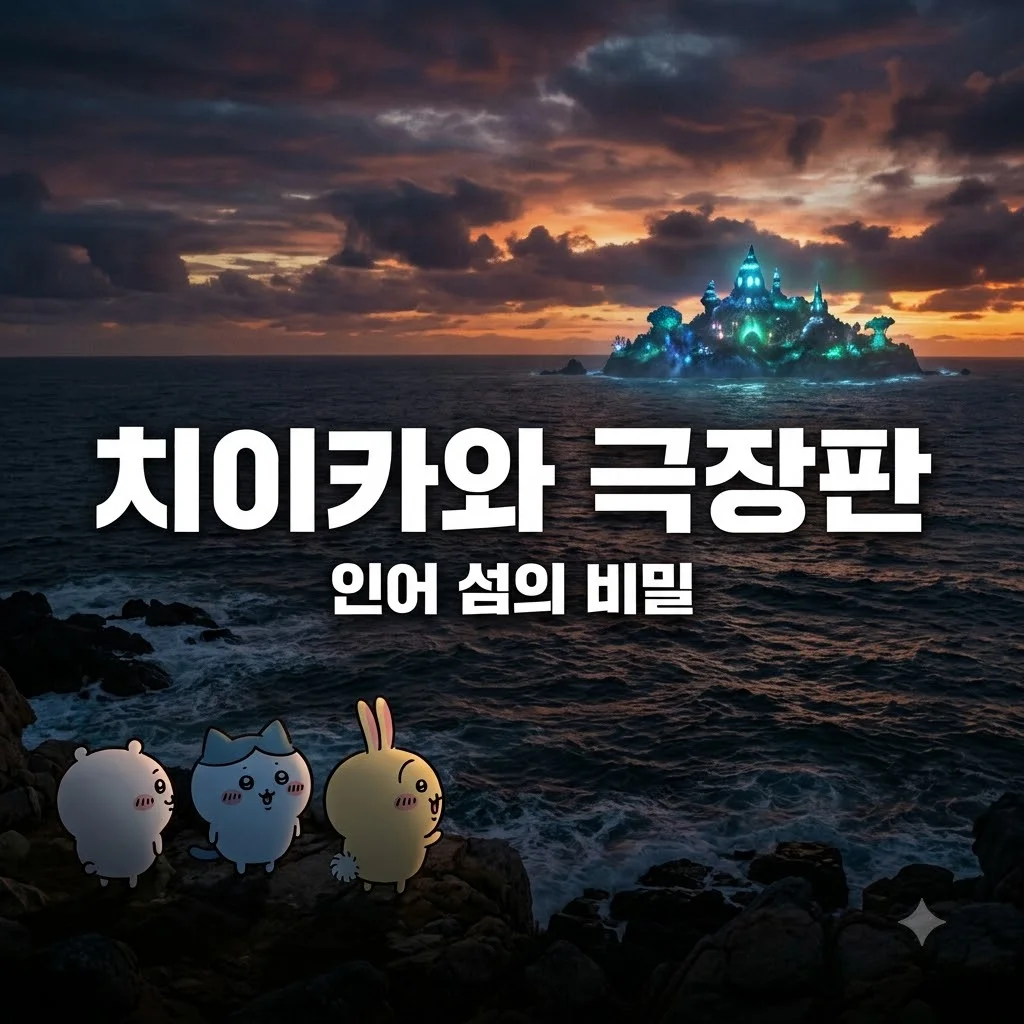 극장판 치이카와 인어 섬의 비밀 정보 개봉일 예고편 원작 비교