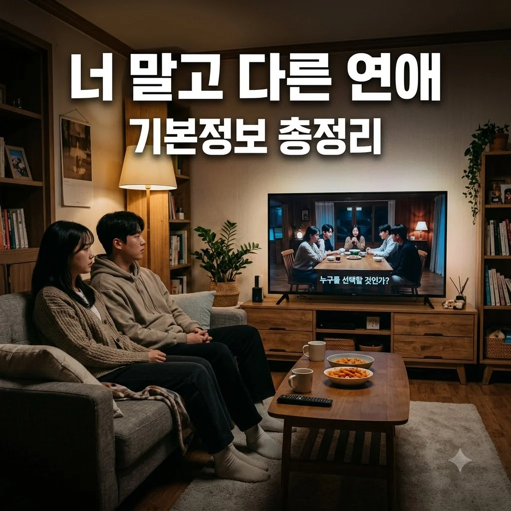 너 말고 다른 연애 기본정보 시청 방법 및 출연진 정보 총정리