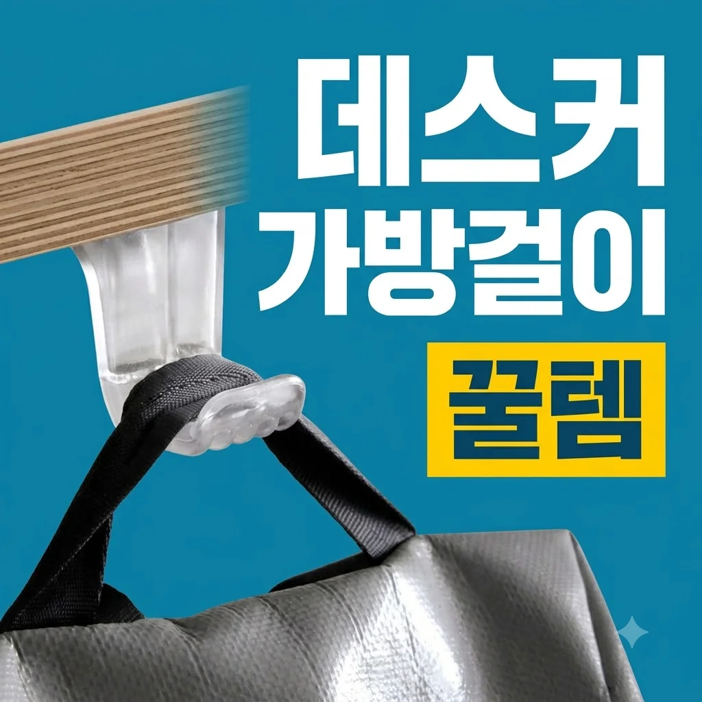 데스커 가방걸이 DSAA0201 책상 정리 꿀템