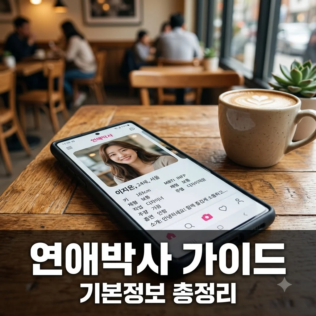 연애박사 기본정보 처음 이용하는 분들을 위한 완벽 가이드