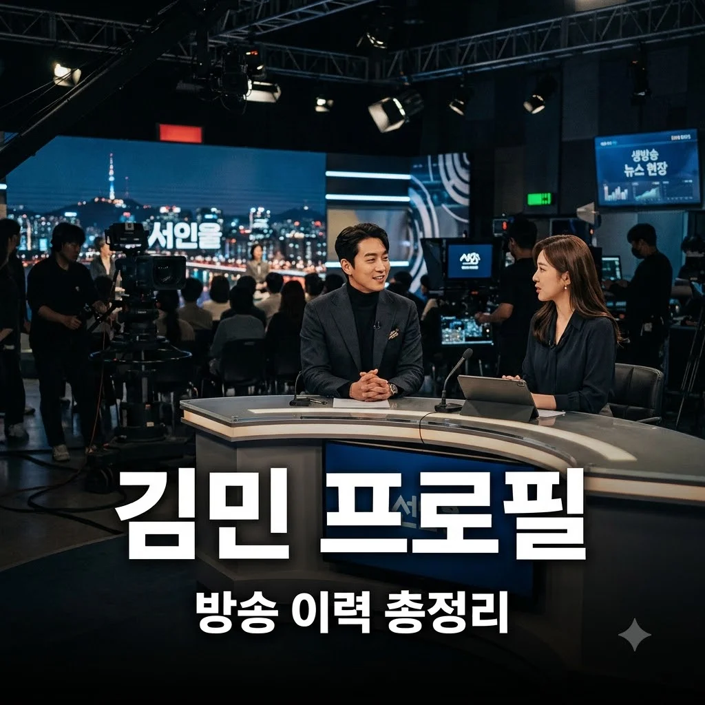 김민 프로필 궁금증 해결! 나이, 방송 활동, 주요 이력 총정리