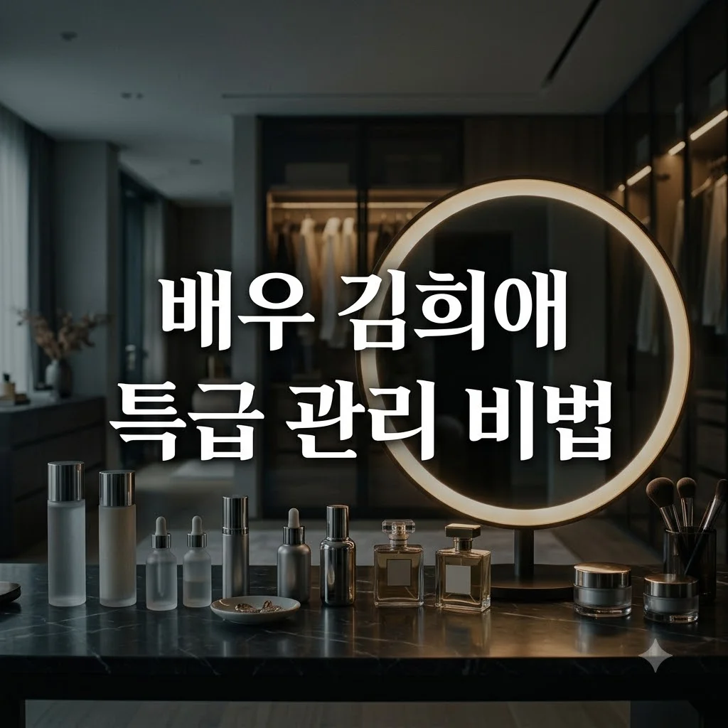 김희애 피부 관리법 3가지와 2026년 신작 일정