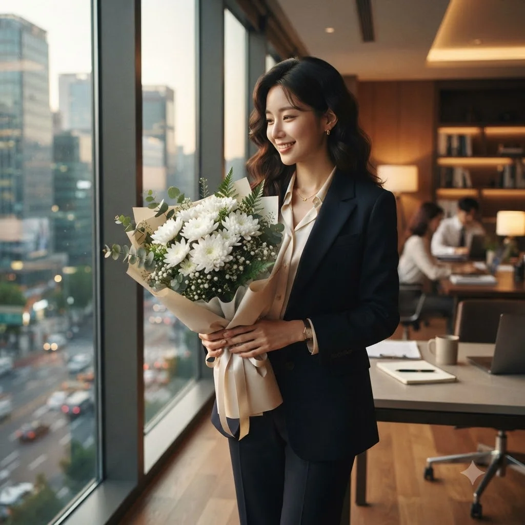 작품 속 국화는 어떤 역할을 수행할까?