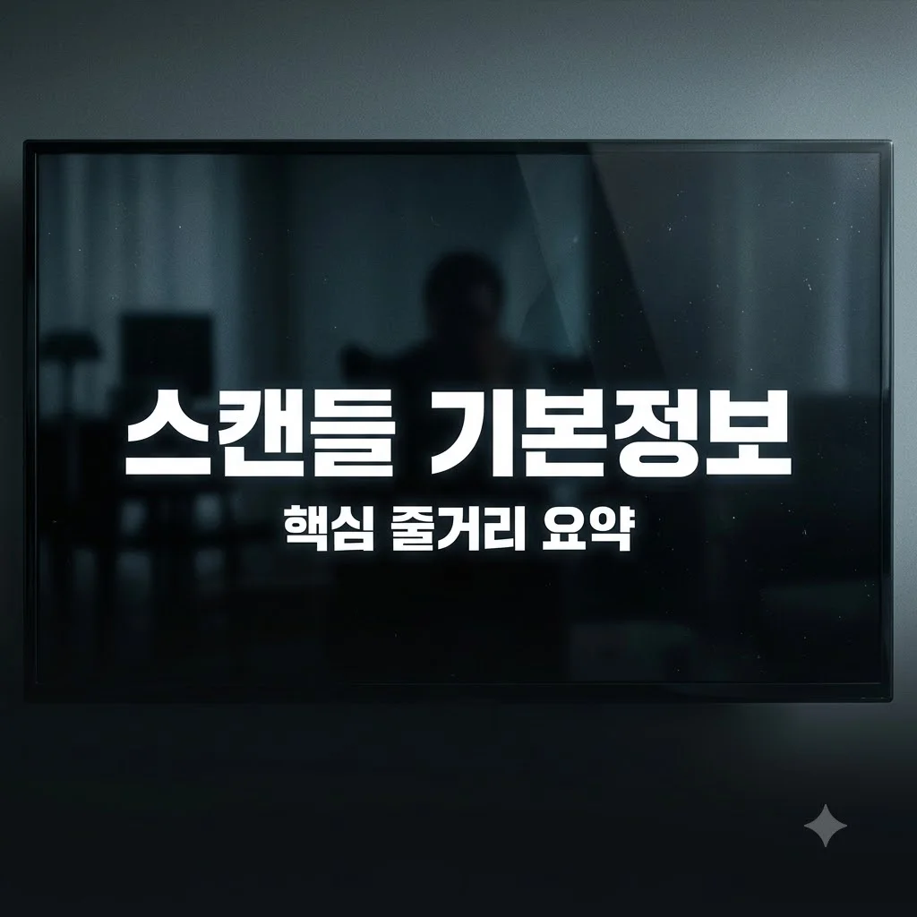 스캔들 기본정보 총정리: 줄거리, 출연진, 시청 포인트 3가지