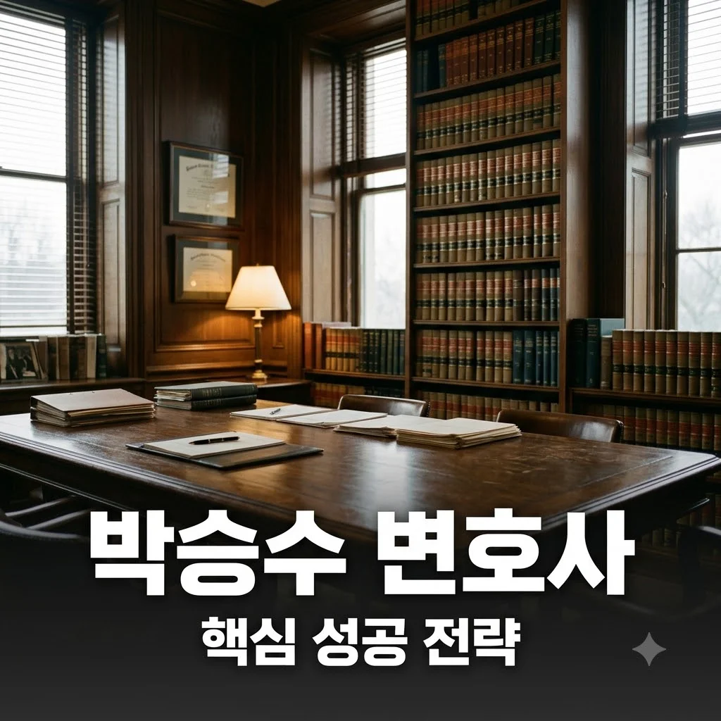 박승수 변호사, 성공적인 사건 해결을 위한 핵심 전략 5가지