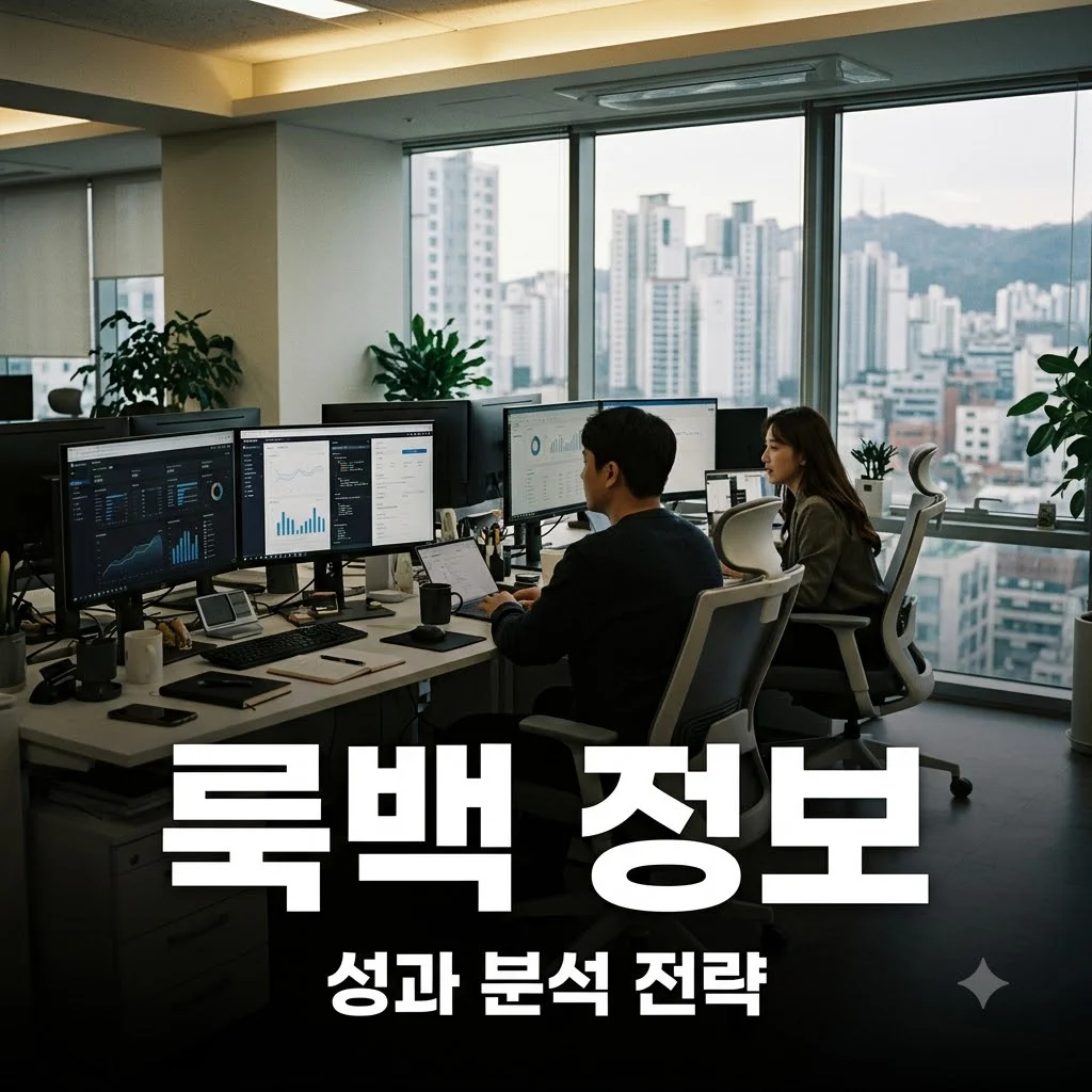 룩백 정보 활용법: 데이터 분석으로 성과 2배 높이는 전략