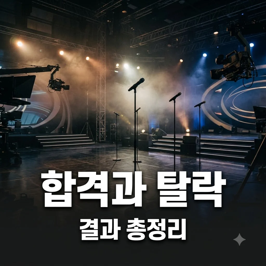 이소라 미나미 유영우 합격 양상국 탈락 결과 요약