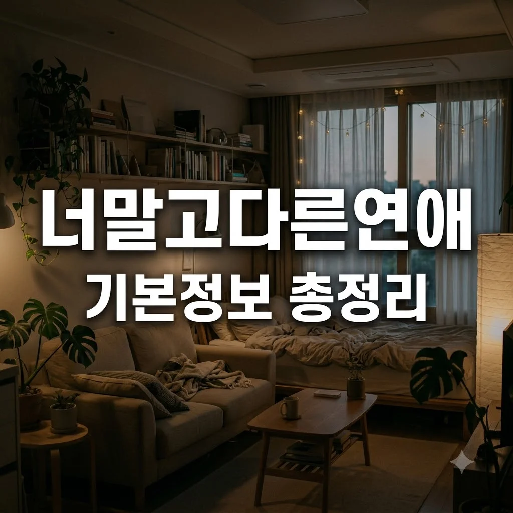 너 말고 다른 연애 기본정보 출연진 방송시간 OTT 총정리
