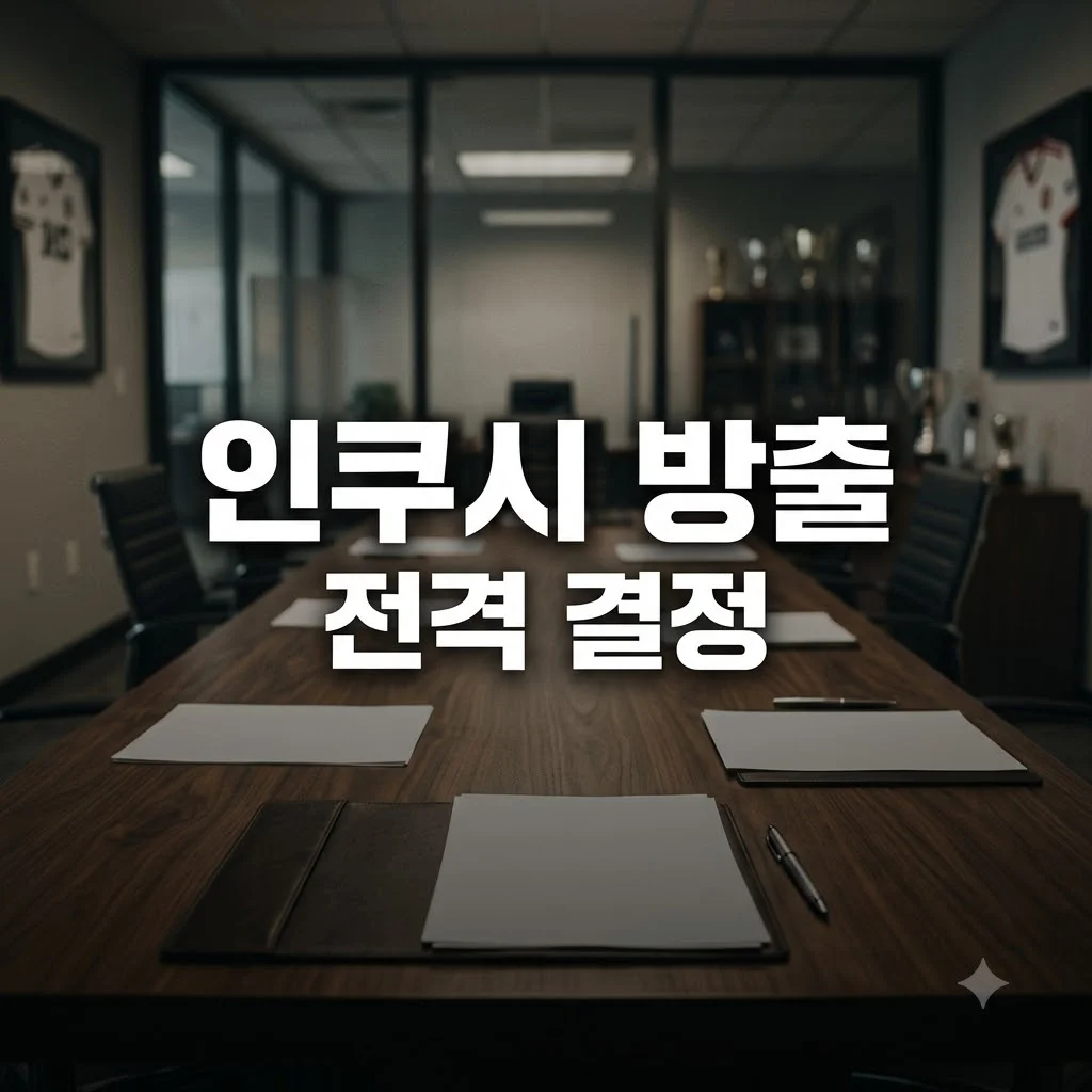 인쿠시 방출 전격 결정과 향후 일정 3가지 총정리