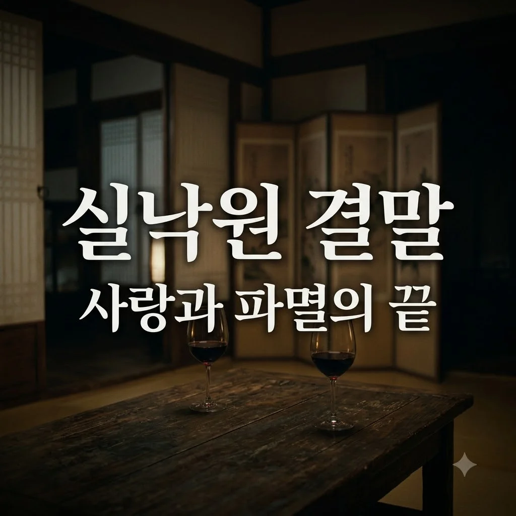 영화 실낙원 결말 해석과 두 주인공의 비극적 선택 3가지 이유